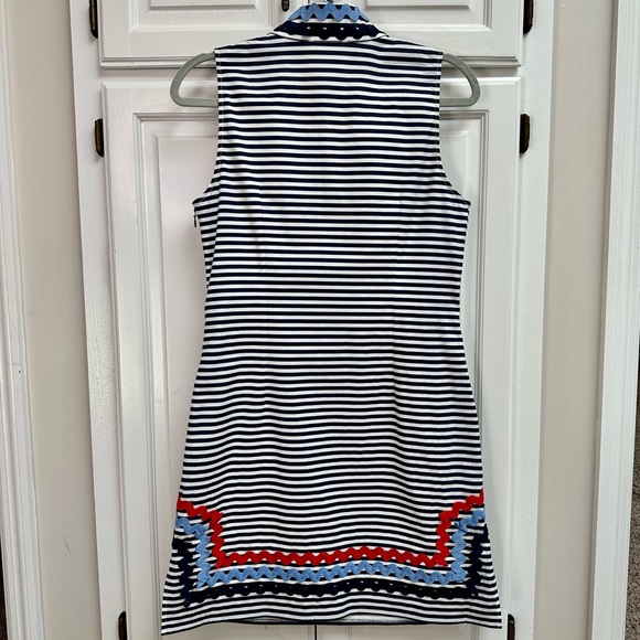 Sail to Sable Sleeveless Classic Tunic Dress with Ric-Rac Size Small - Picture 4 of 11